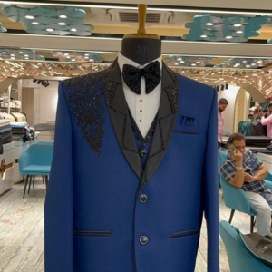 Royal Blue Designer Waistcoat